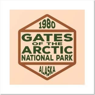 Gates of the Arctic National Park & Preserve badge Posters and Art